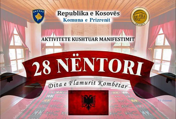 Këto janë të gjitha aktivitetet që Komuna e Prizrenit do t’i mbajnë për Ditën e Flamurit