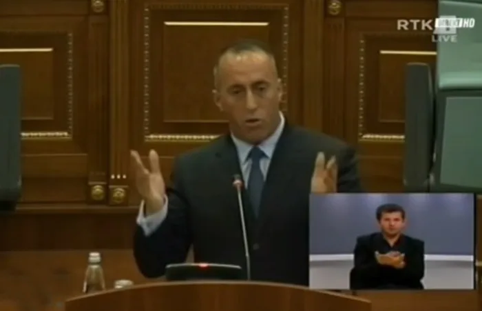 Haradinaj publikon fjalimin ku kërkonte që të mos votohej Gjykata Speciale