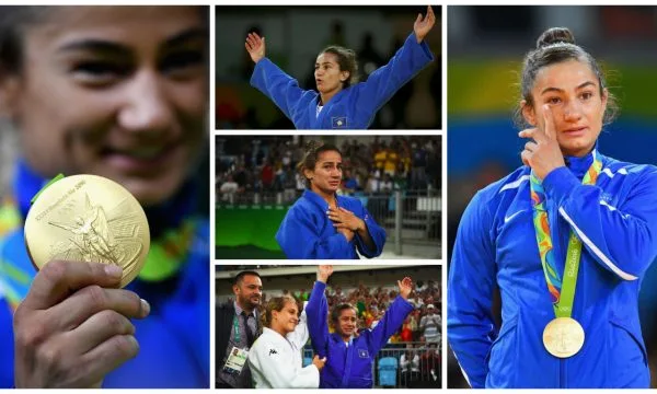 Majlinda e shet medaljen olimpike për bamirësi!