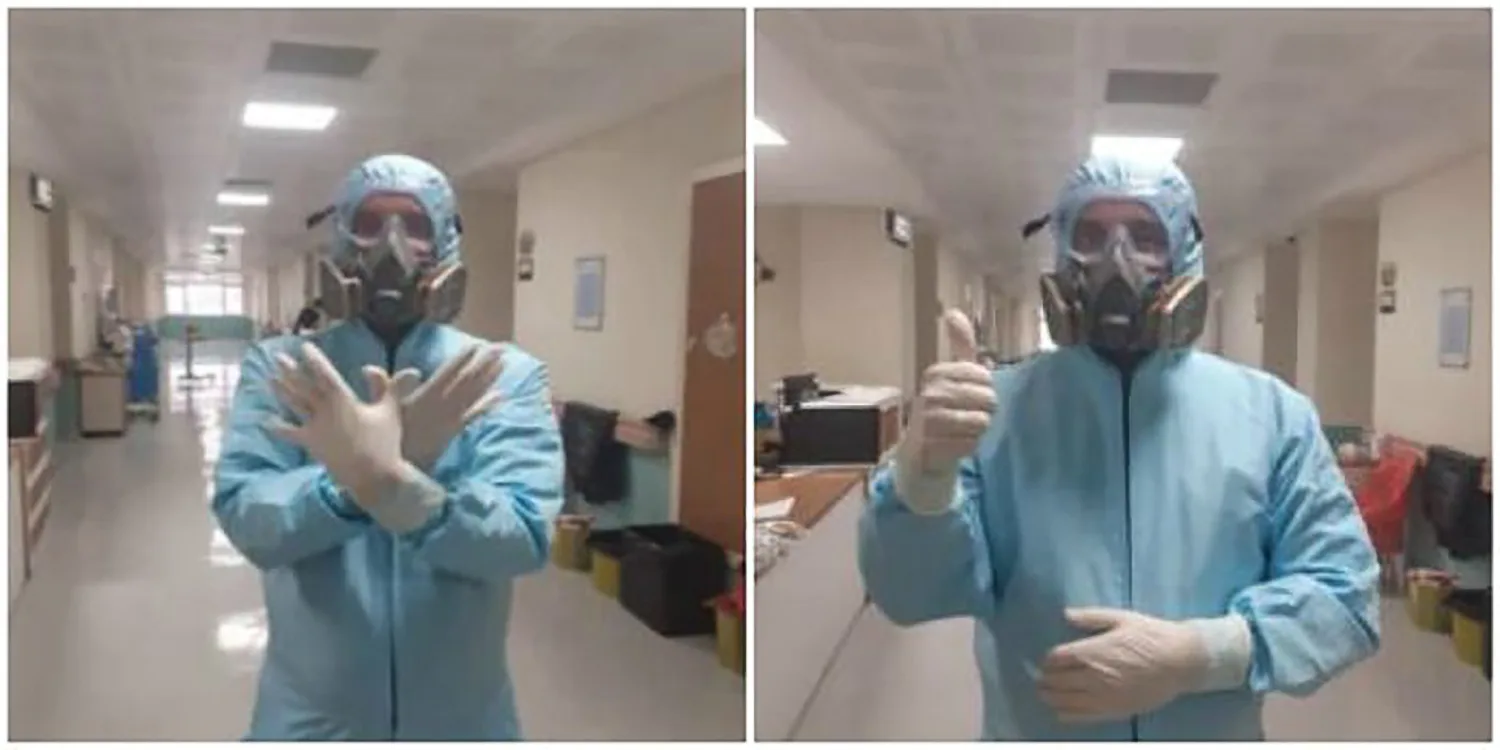 Mjeku shqiptar, në frontin e parë kundër Covid-19 në një nga spitalet e Turqisë