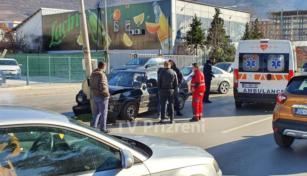 Vetaksident në rrugën ” Tirana” në Prizren