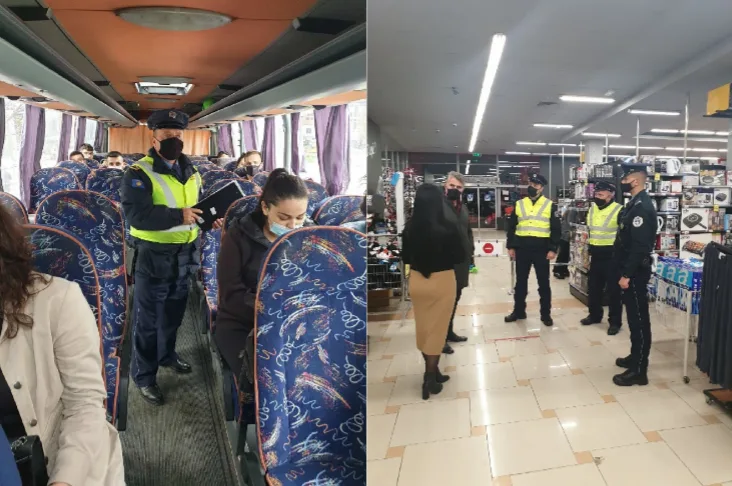 Policia në Prizren shton kontrollet për zbatimin e masave kundër COVID-19