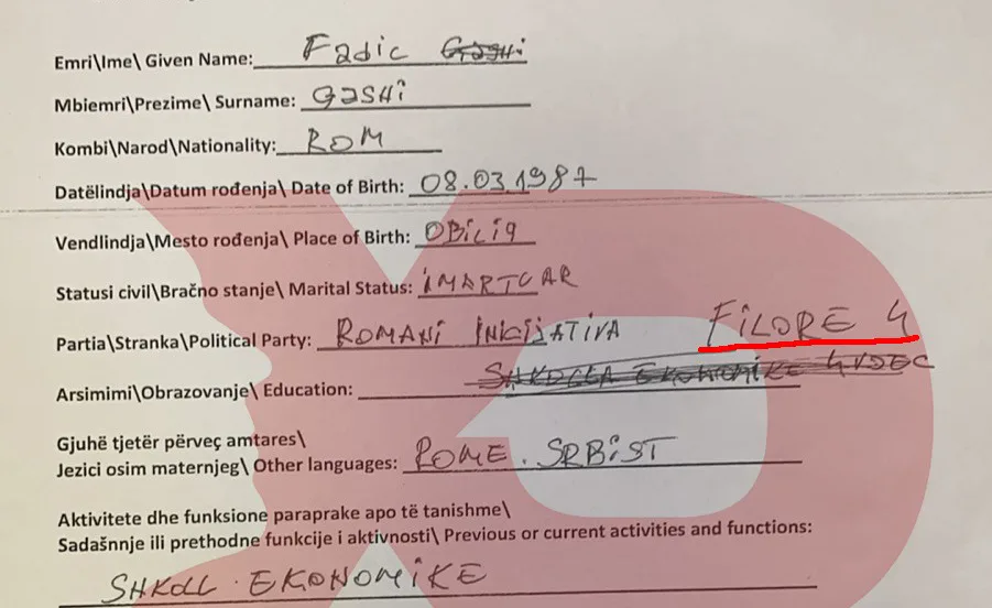 Deputet i Kuvendit të Kosovës, me vetëm 4 vjet shkollim fillor (Dokument)