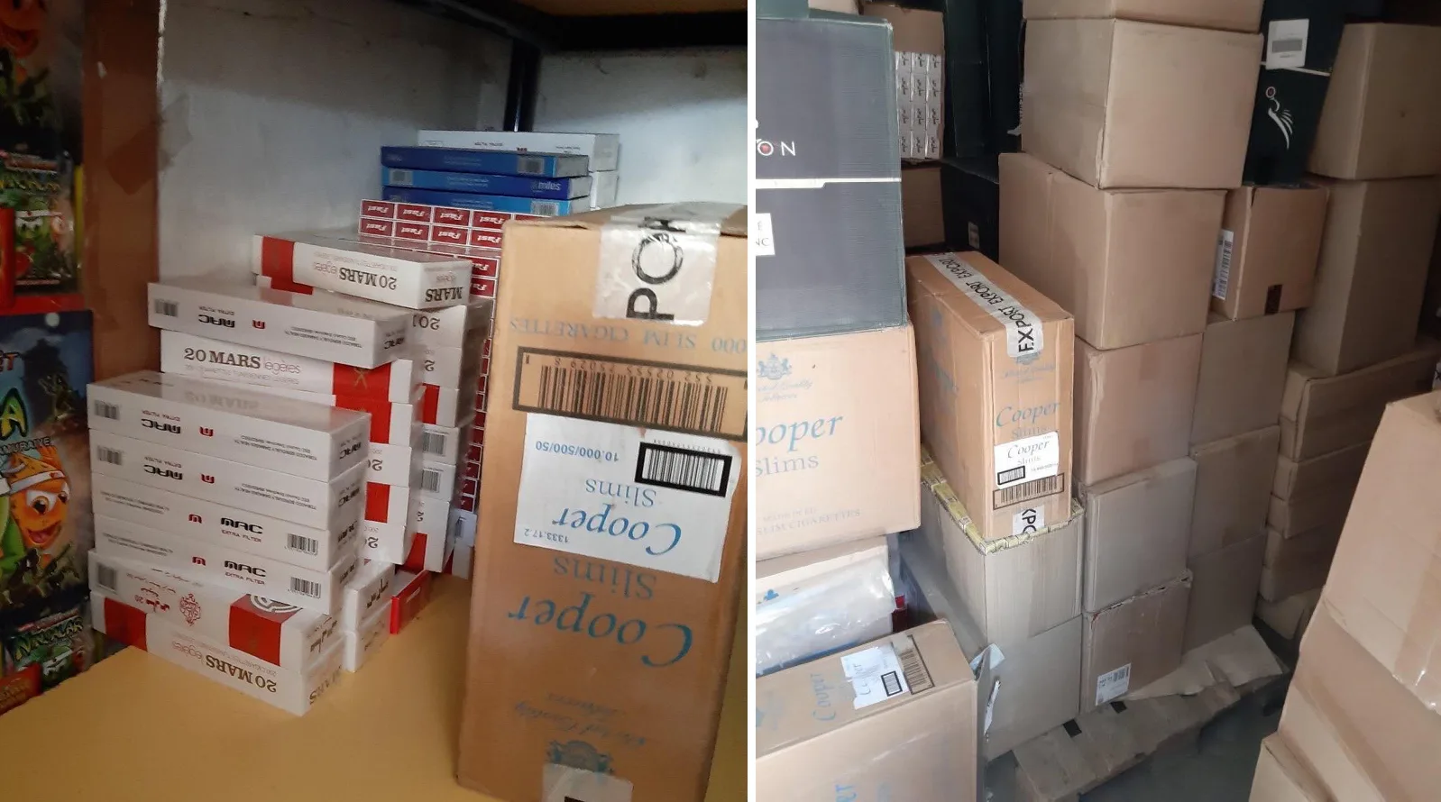 Kapen rreth 2000 kg cigare dhe duhan i kontrabanduar