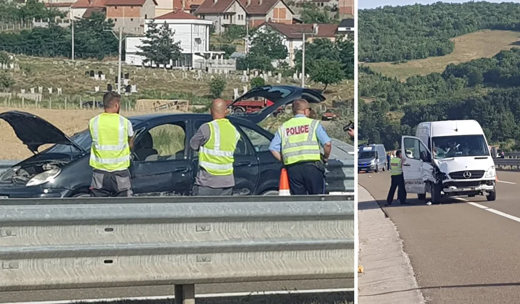 Shoferi që vdiq në aksidentin e autostradës ishte ndalë në shiritin emergjent kur e goditi kombi (FOTO)