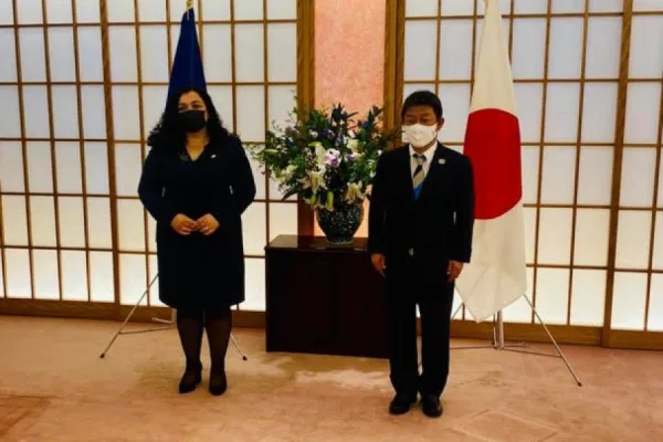 Osmani në takim me ministrin e Jashtëm të Tokyo: Ishte mundësi e mirë për të ftuar sa më shumë investime japoneze në Kosovë