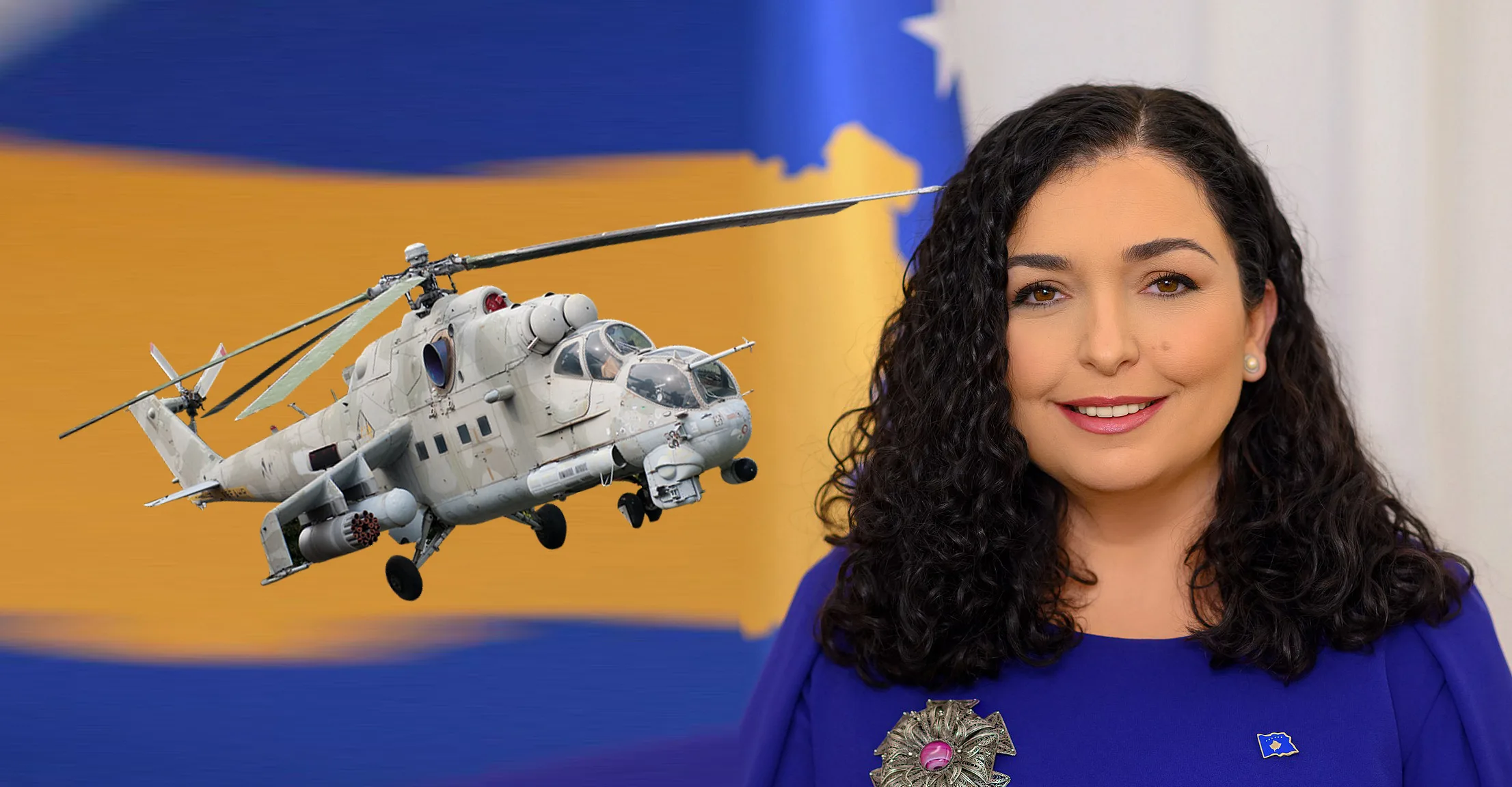 Presidentja Osmani u kërkon aleatëve edhe helikopterë