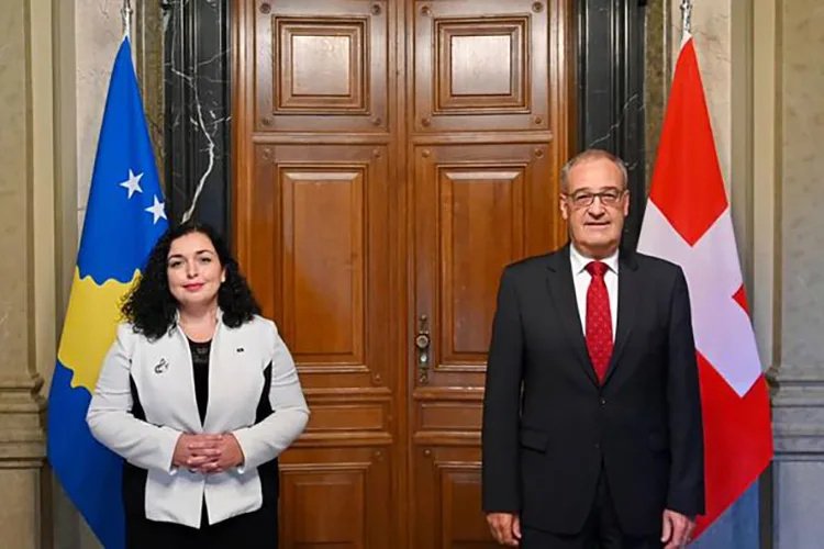 Osmani takon presidentin e Zvicrës: Po negociojmë nënshkrimin e Marrëveshjes për Tregti të Lirë