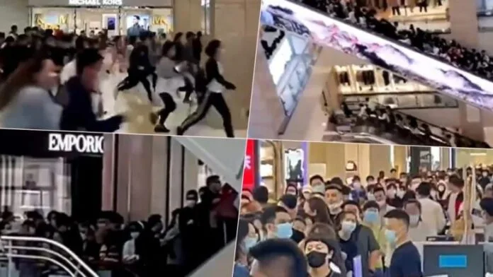 E pa parë: Kinezët “pushtojnë” qendrën tregtare për të blerë një iPhone 13