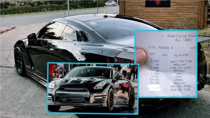 Njihuni me veturën e shoferit shqiptar që për 2.13 sekonda kap shpejtësinë 200 km/h