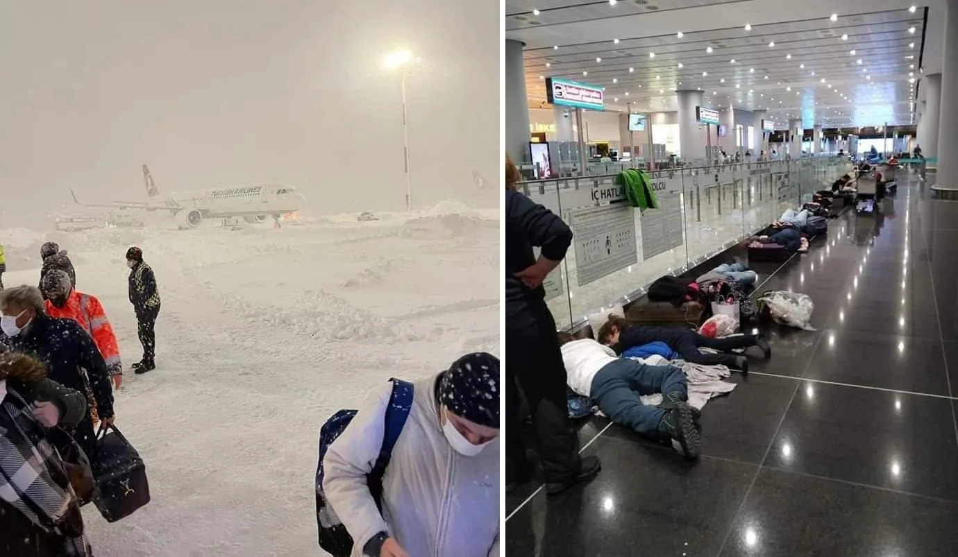 Aeroporti i Stambollit mbetet i mbyllur, shkak bora