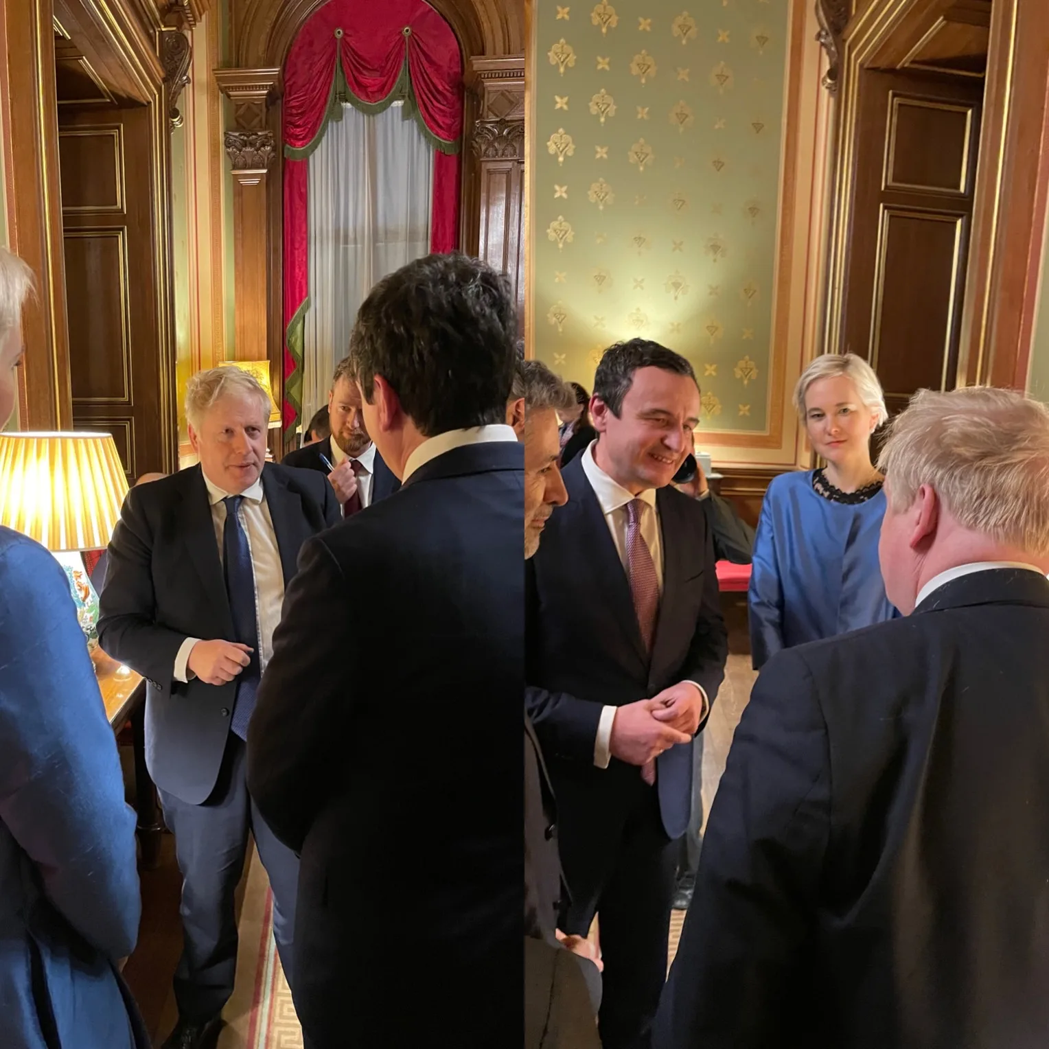 Kurti takohet me kryeministrin britanik, Boris Johnson
