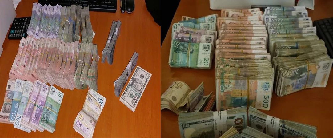 Policia Kufitare identifikon dhe konfiskon një shumë të madhe parash (35600 dollar)