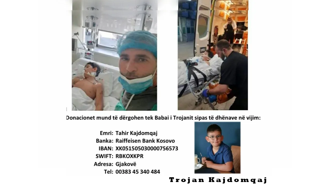 Kërkohet ndihmë për shërimin e Trojan Kajdomqaj