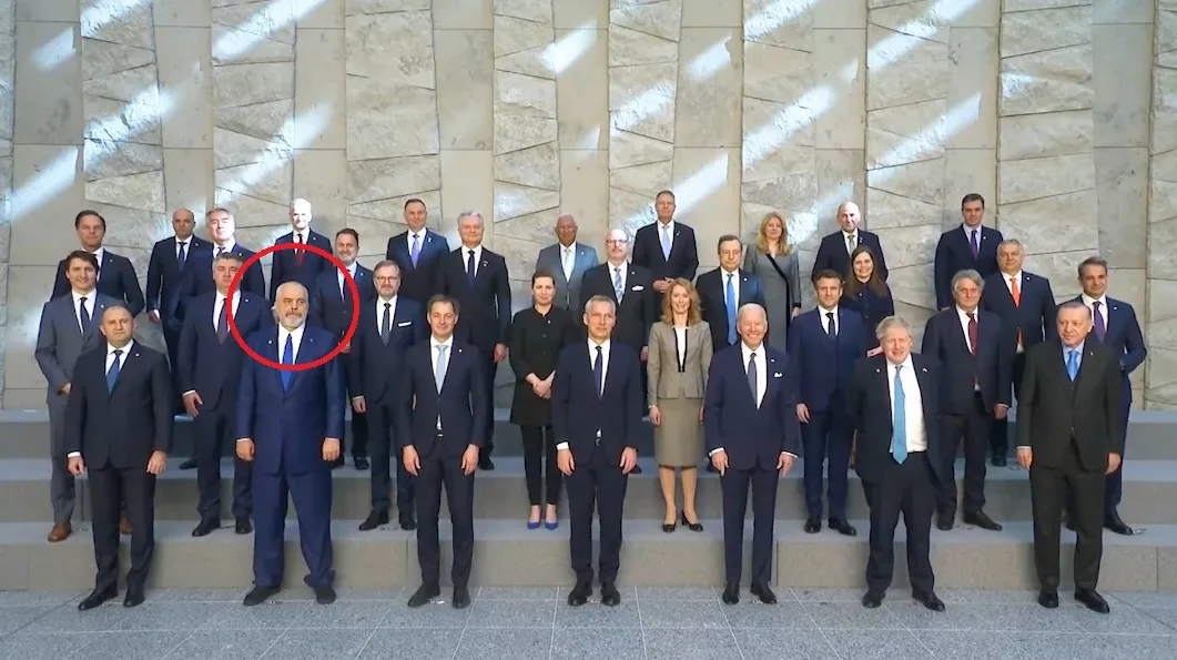 Edi Rama në samitin e NATO-s në Bruksel
