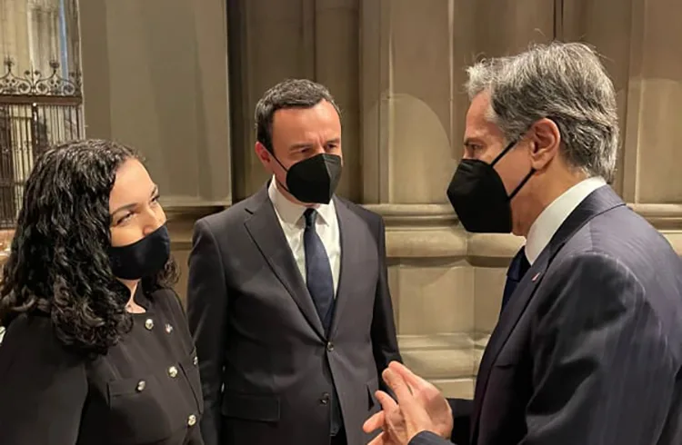 Osmani e Kurti e takojnë Sektetarin Amerikan të Shtetit, Antony Blinken