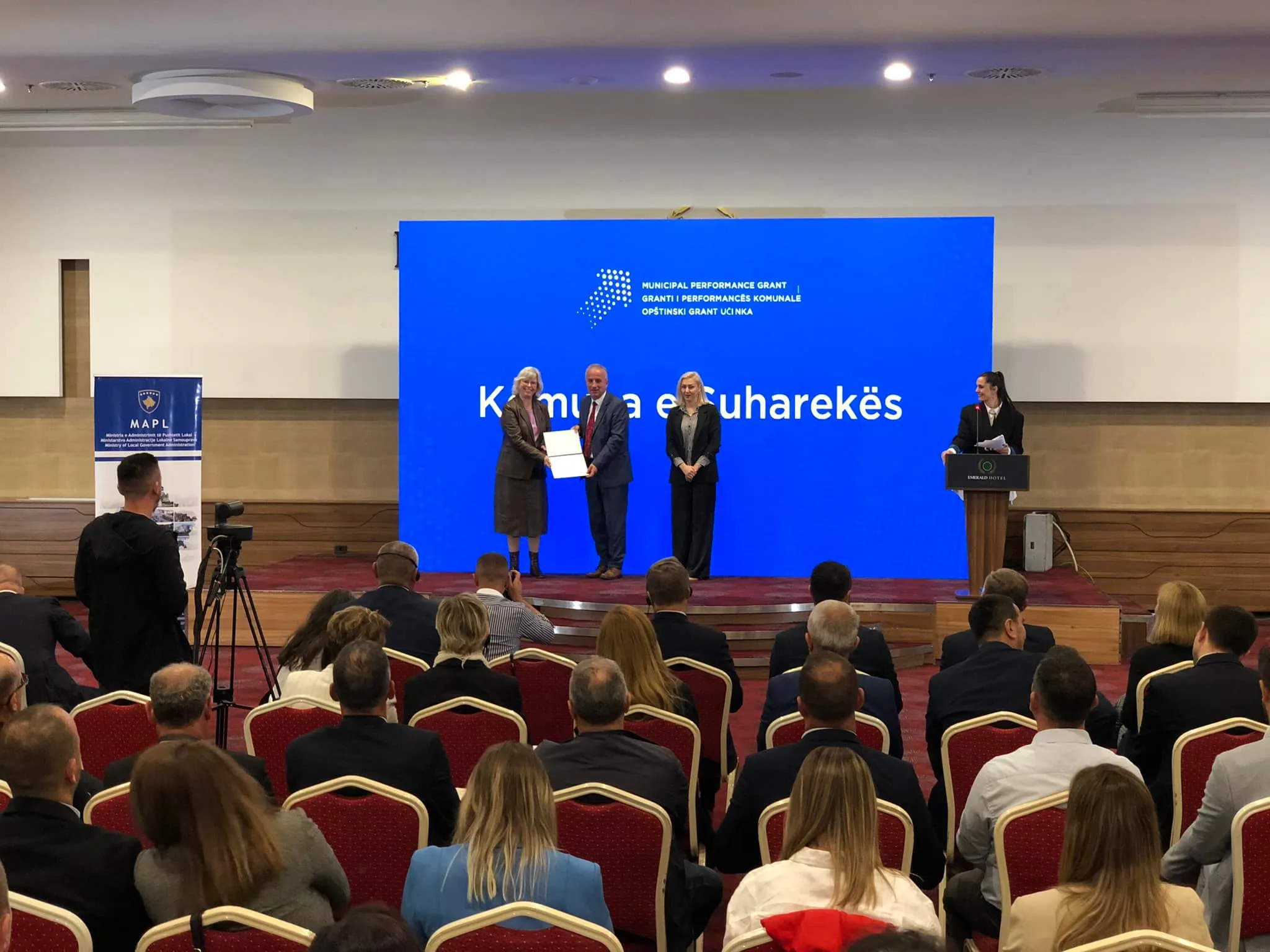 Suhareka përfituse e grantit prej 519,507 euro për performancë të mirë gjatë vitit 2020