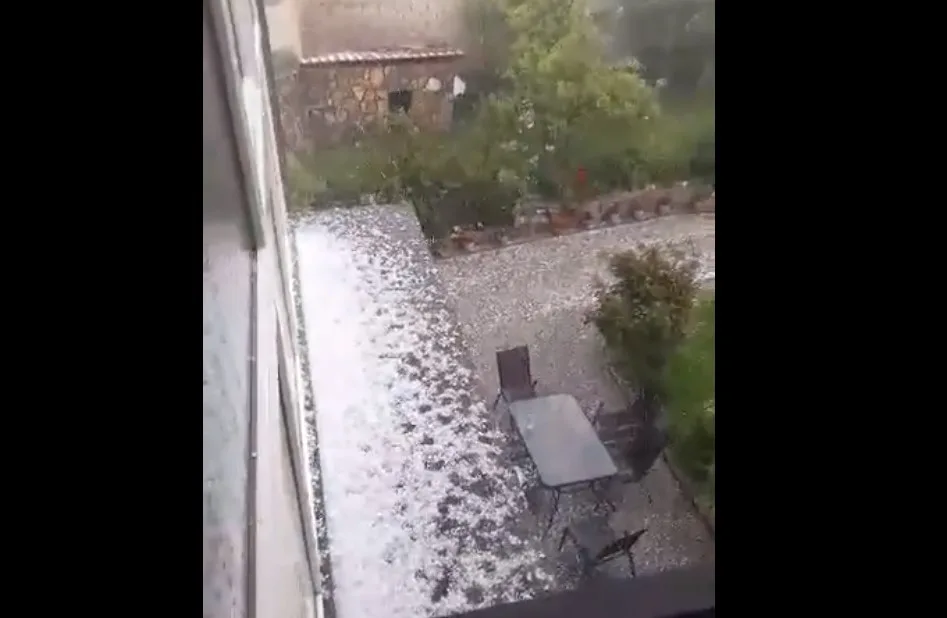 Breshër i vrullshëm në Opojë