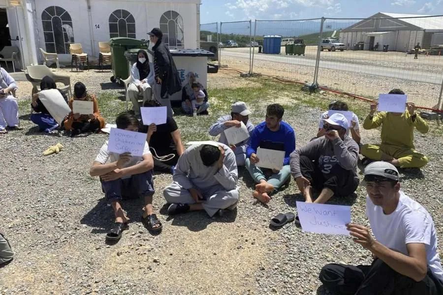 Protestojnë refugjatët afganë në Kosovë
