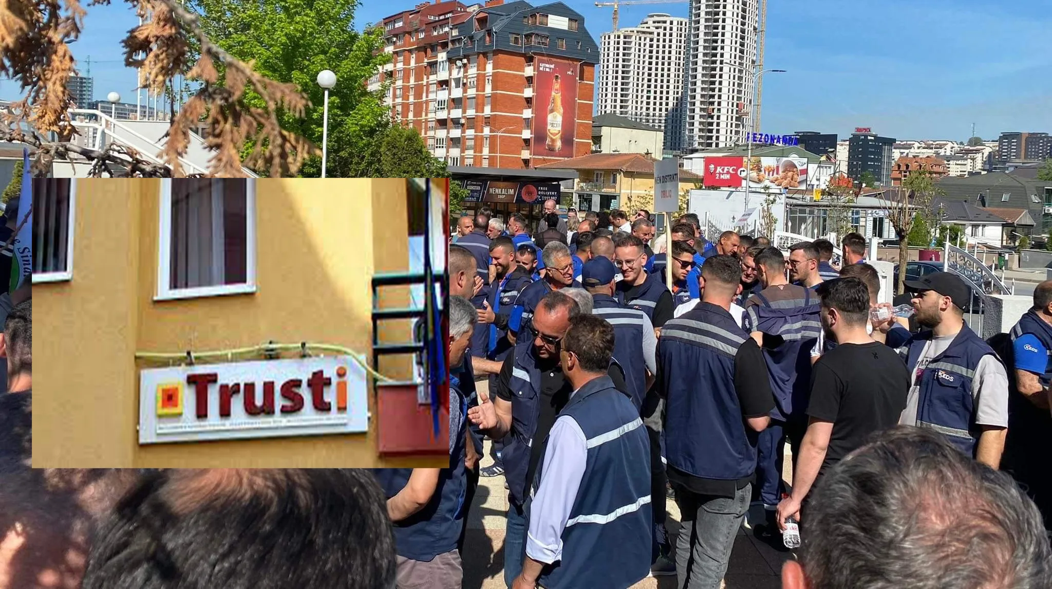 Protestojnë punëtorët e KEK-ut, kërkojnë tërheqjen e kursimeve nga Trusti