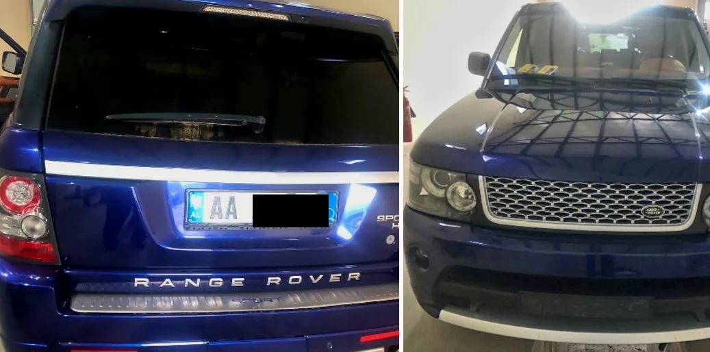Vetura Range Rover e vjedhur para tri viteve në Shqipëri, ndalohet në Vërmicë