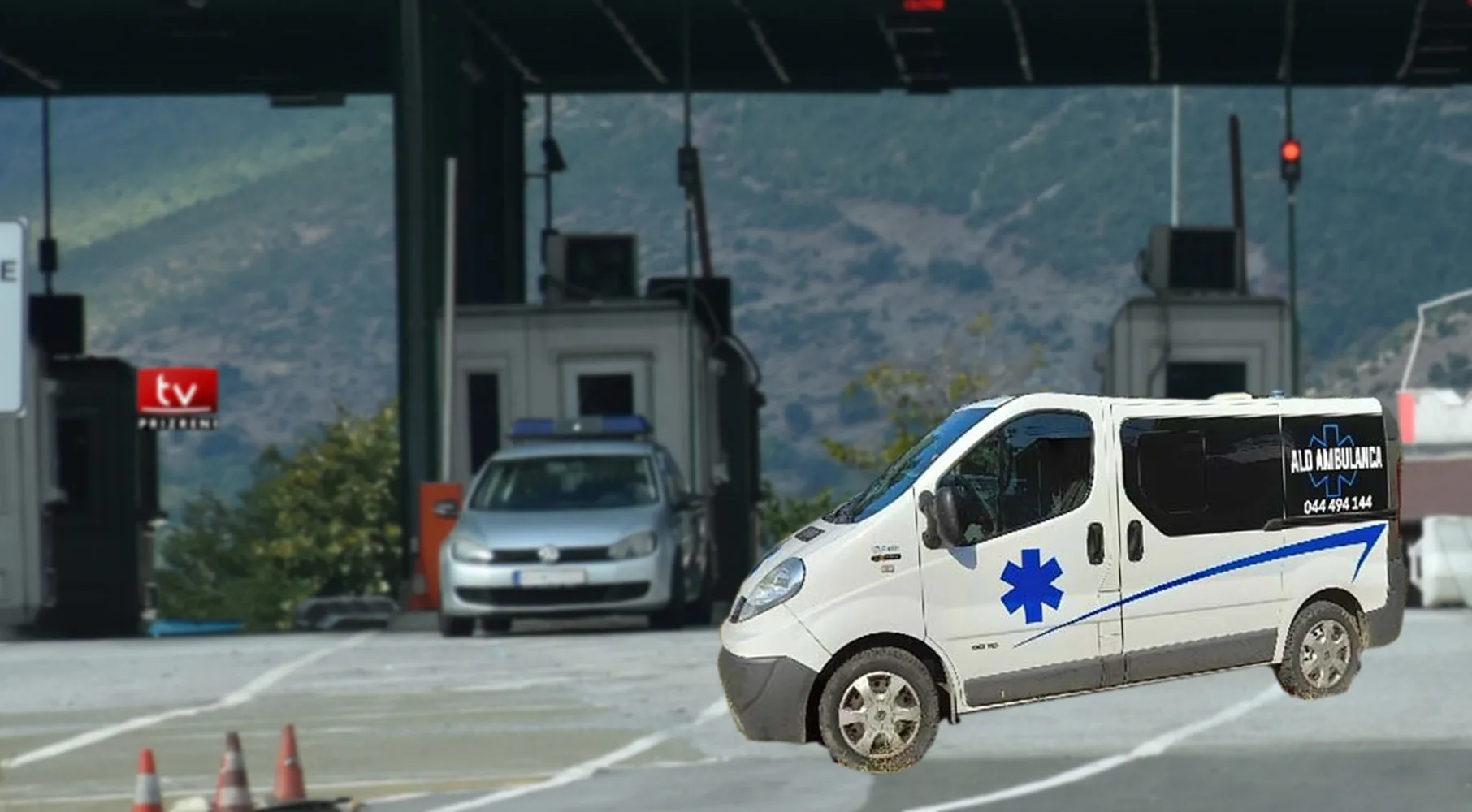 Tentoi të transportonte 6 emigrantë në Vërmicë me auto-ambulancë, kapet nga policia