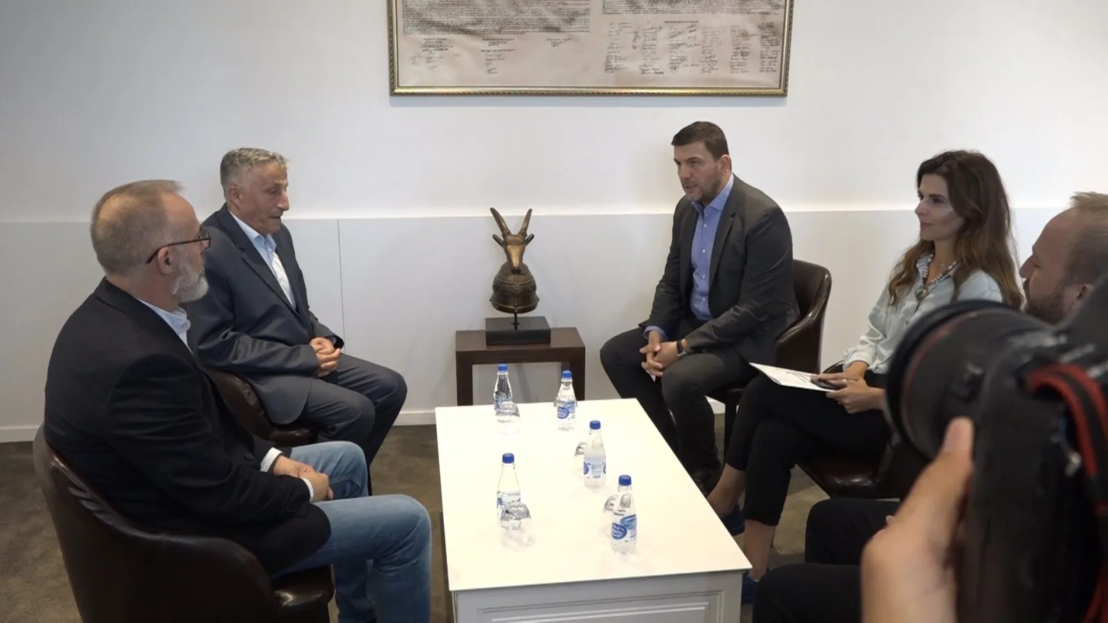 Krasniqi i pret në takim përfaqësuesit e Këshillit Grevist të BSPK-së