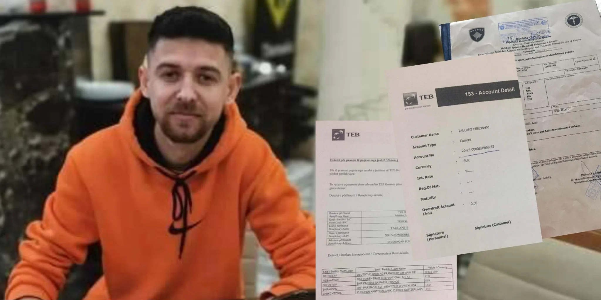 Taulanti ka nevojë për ndihmë urgjente, i duhen rreth 90 mijë euro për transplant të veshkës!