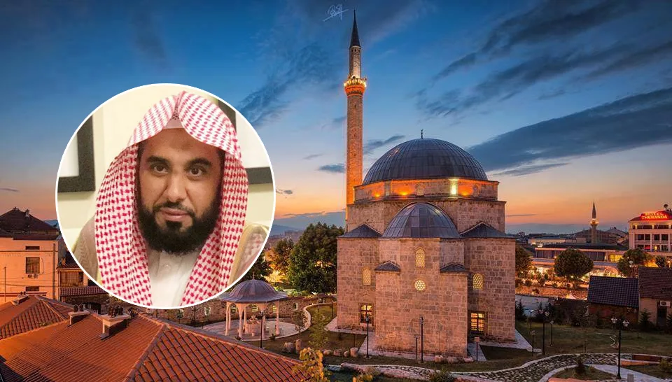 Imami i Qabesë, Abdullah Avad el-Xhuheni, prin sot në faljen e namazit të akshamit në xhaminë Sinan Pasha
