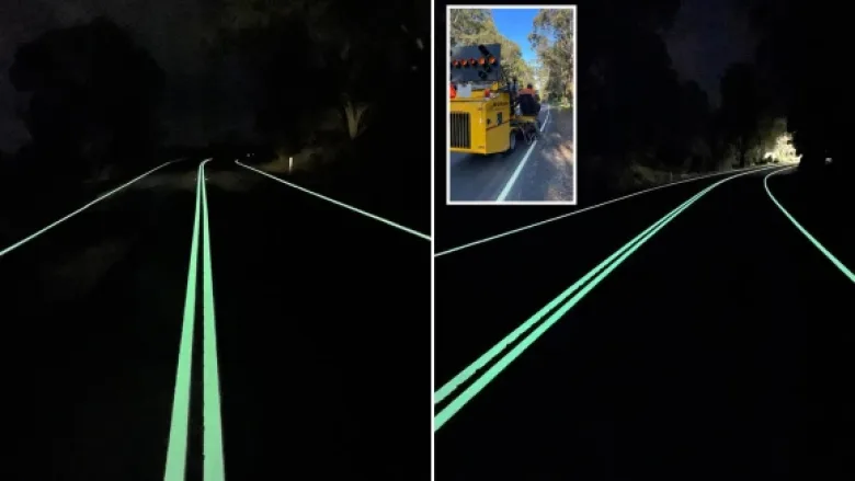 Imazhet e autostradës së ndritshme në Australi bëhen virale
