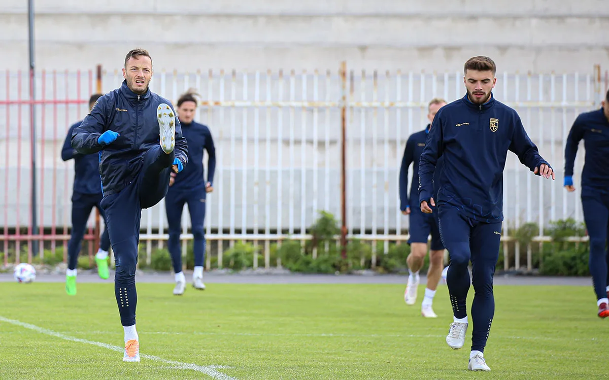 “Dardanët” mbajtën stërvitjen e fundit para udhëtimit në Irlandë të Veriut