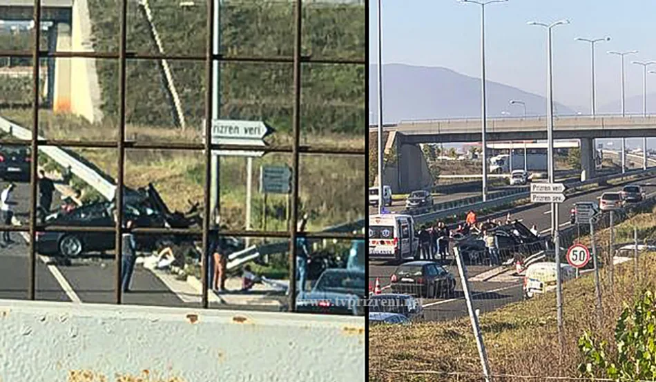 Aksident në autostradën “Ibrahim Rugova” në hyrje të Prizrenit
