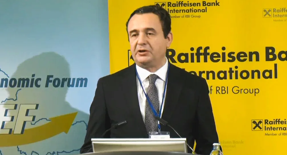 Kurti në Forumin e Vjenës: Kosova me rritjen ekonomike më të madhe në rajon