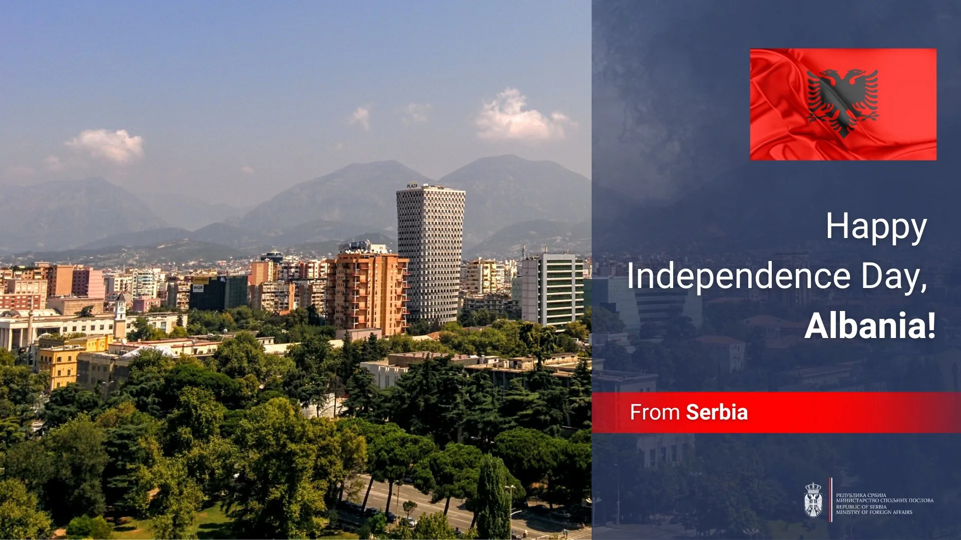 Serbia uron Shqipërinë për 28 Nëntor