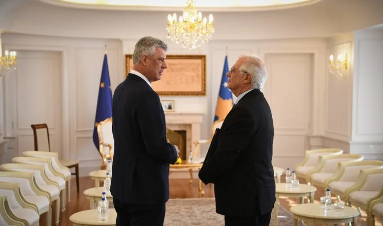 Borrell përmend Thaçin: EULEX-i e arrestoi derisa ishte president, ai tani po përballet me drejtësinë