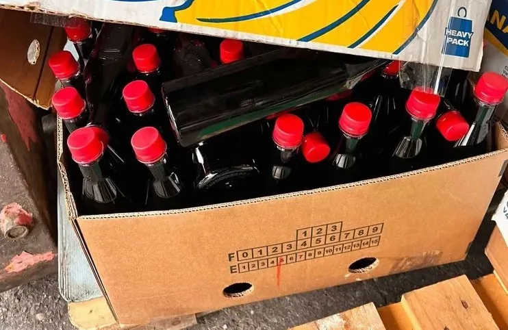 Dogana në Hoçë të Madhe sekuestron 42 mijë litra pije alkoolike