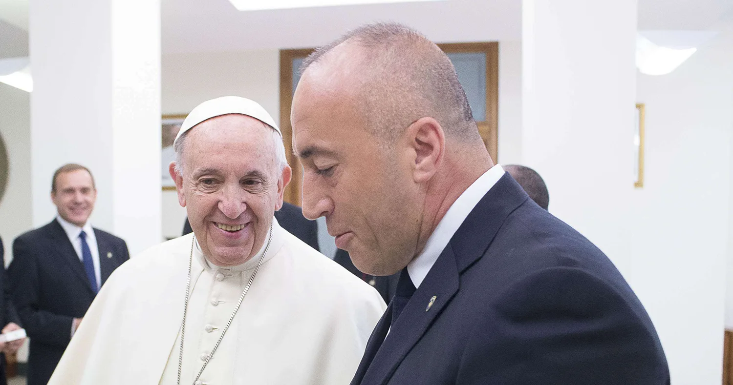 Haradinaj kërkon nga Papa Françesku njohjen e pavarësisë