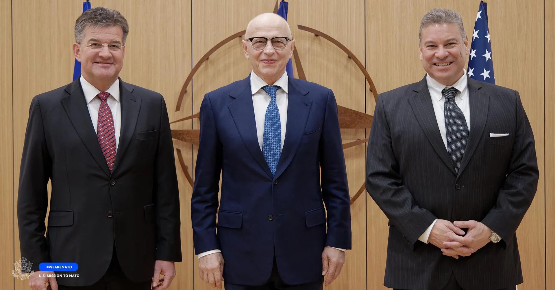 Escobar dhe Lajçak vizitojnë selinë e NATO-s