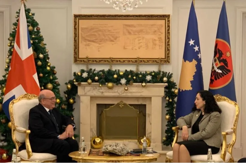 Stuart Peach i shkon në zyrë presidentes Osmani