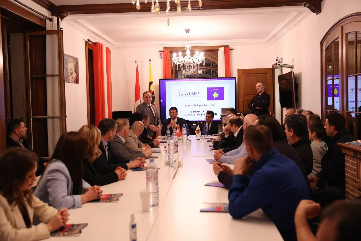 Krasniqi takon mërgatën në Gjenevë: Ju keni dhënë gjithçka për Kosovën