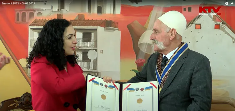 Osmani ndan për Rifat Jasharin “Urdhrin e Lirisë”