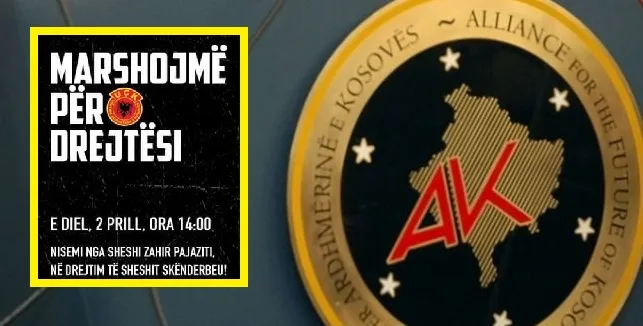 AAK në mbështetje të Marshit për Drejtësi