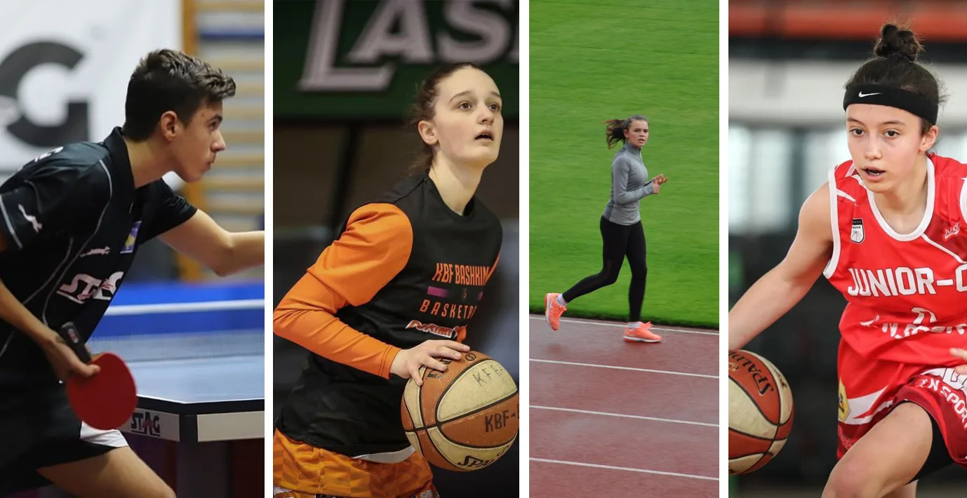 Sportistët nga Prizreni, Sara Susuri, Fatih Karabaxhaku, Merisa Bilalli dhe Yllza Uka, në mesin e 31 shpresave olimpike 2023
