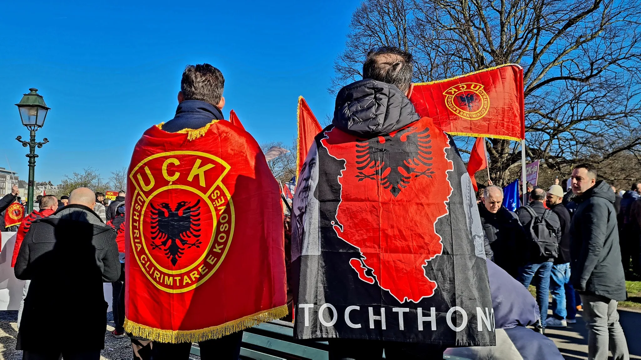 Përfundon protesta e shqiptarëve para Gjykatës Speciale në Hagë
