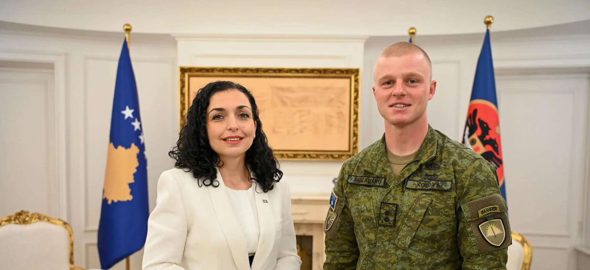 Presidentja pret në takim togerin Ylli Dalladakun
