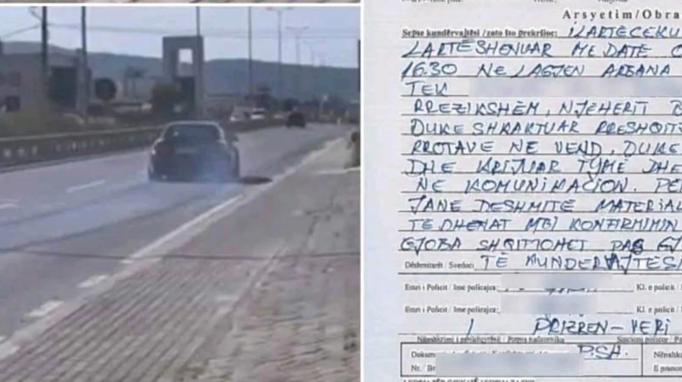 Identifikohet personi për shkaktim të rrezikut në trafik