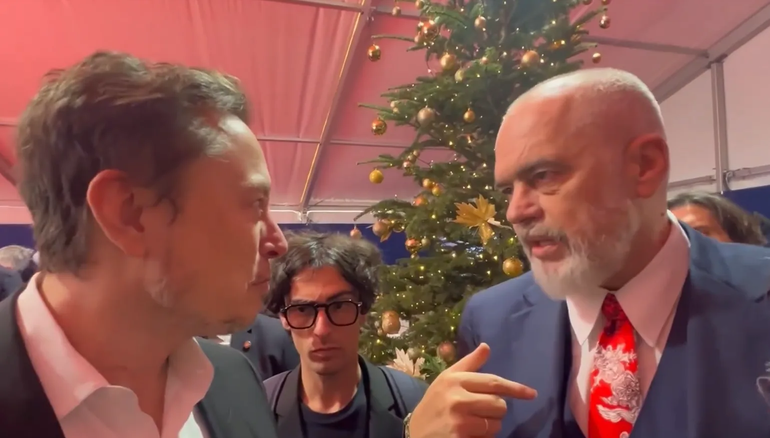 Edi Rama takon Elon Musk në Romë