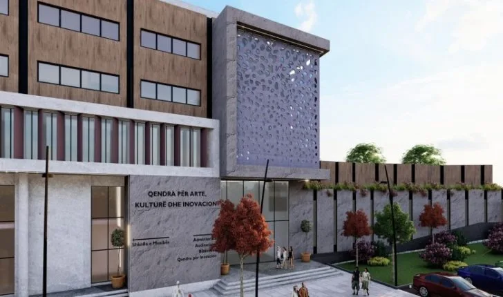 Vazhdojnë punimet në Qendrën për Arte, Kulturë dhe Inovacion në Rahovec