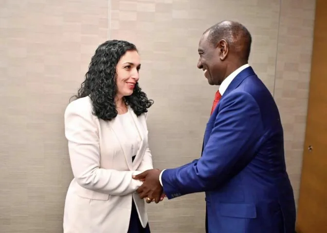 Osmani takoi presidentin e Kenias, William Ruto