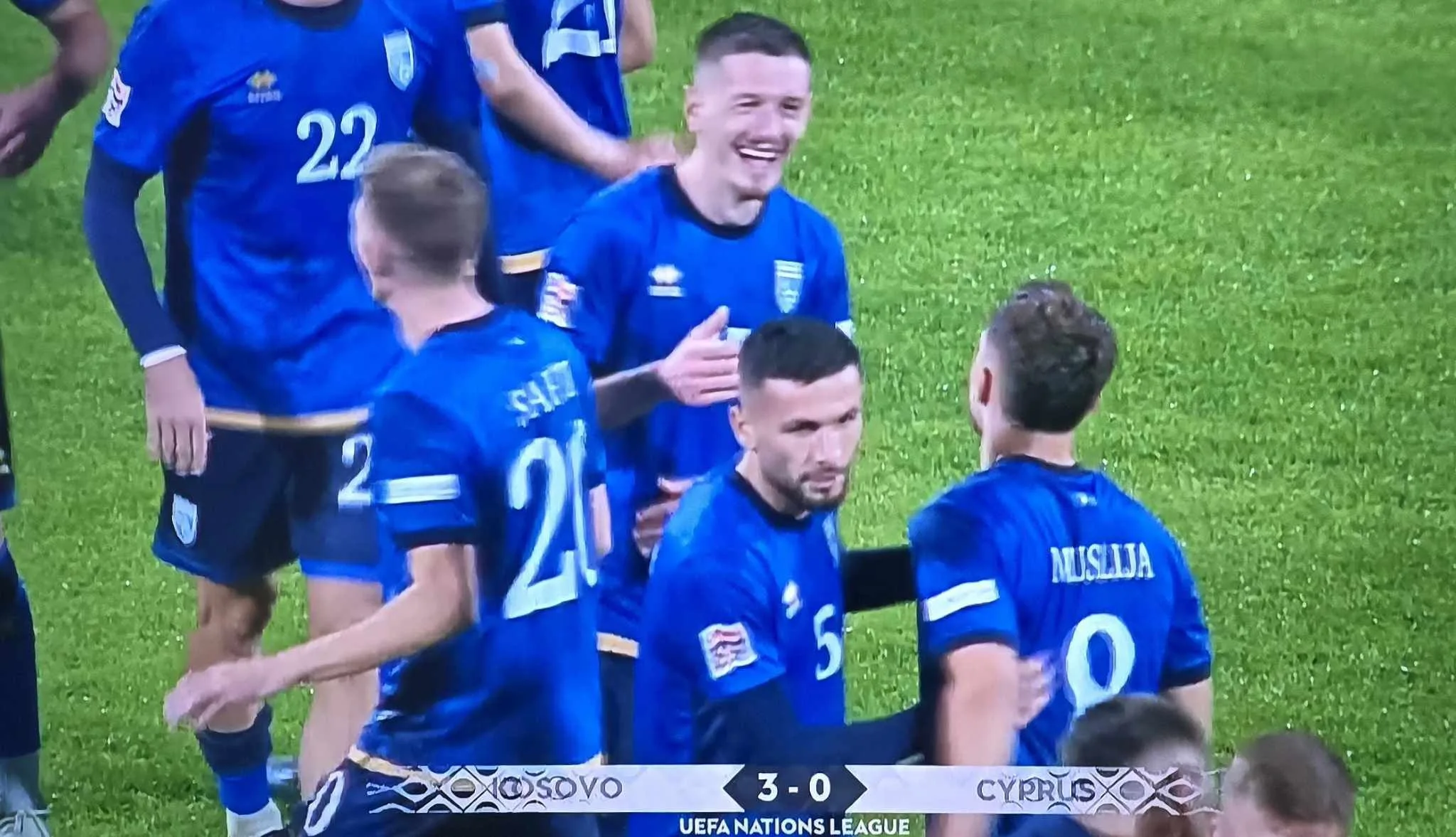 Kosova mposht Qipron me rezultat 3:0